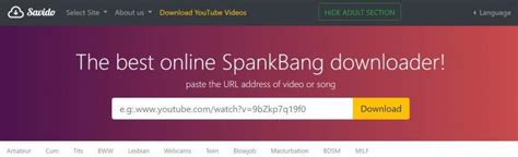 Descargador gratuito de SpankBang